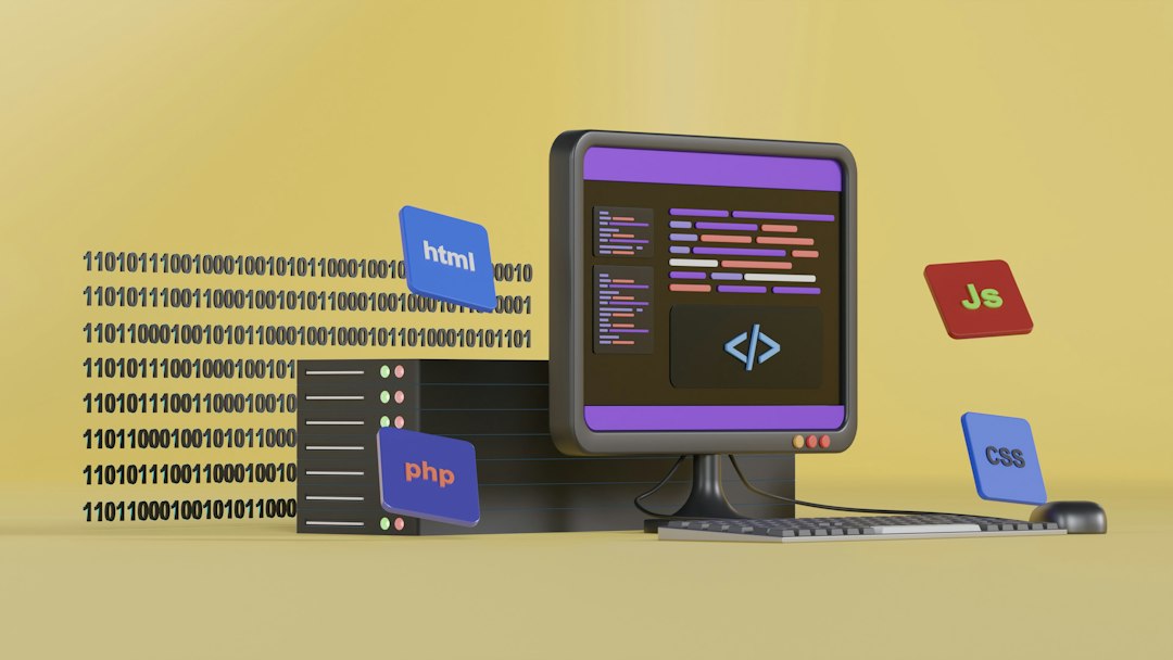 Managed WordPress hosting cover illustration with server racks, a WordPress icon, and a cloud network